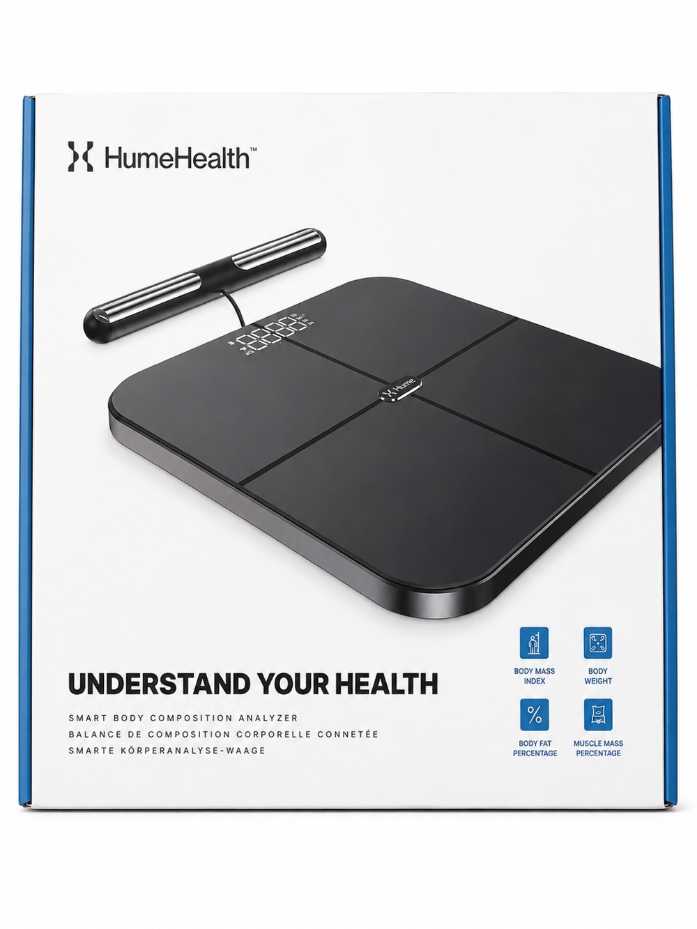HumeHealth Smart Body Composition Analyzer - Black NIB SEALED Retail $359